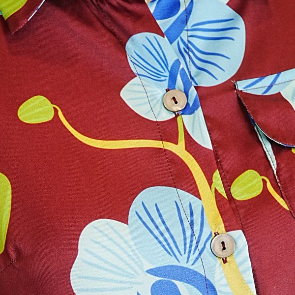 Alissa long dress collar shirt - Image 4