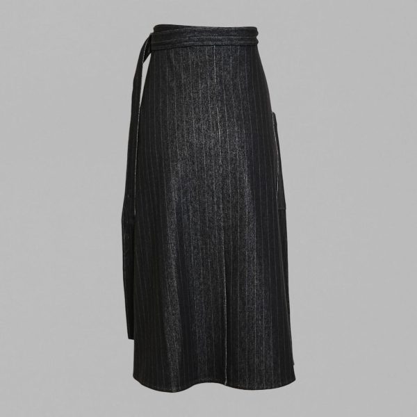 Jersey skirt pinstriped - Image 2
