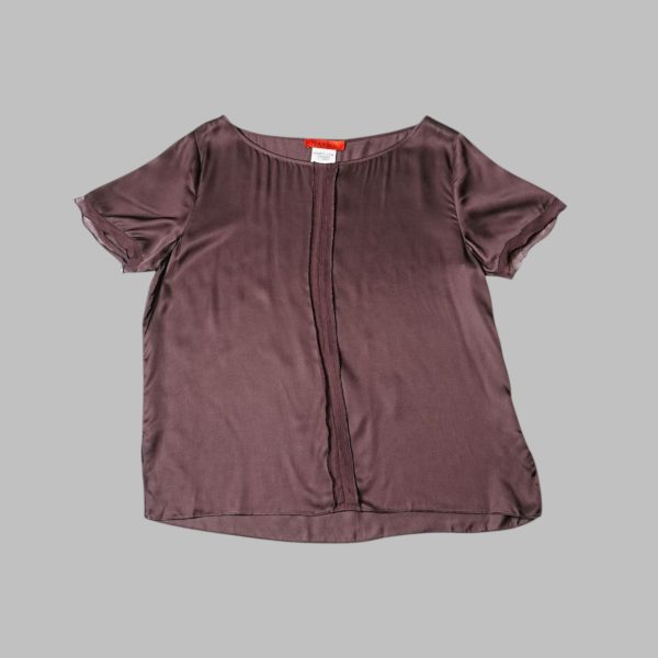 Round neck short sleeve blouse - Image 4