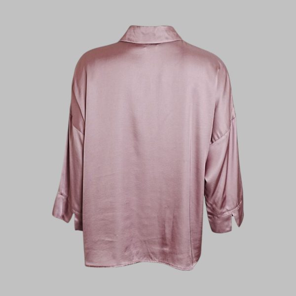 Three-Quarter Sleeve Floral Relaxed Shirt - Image 5