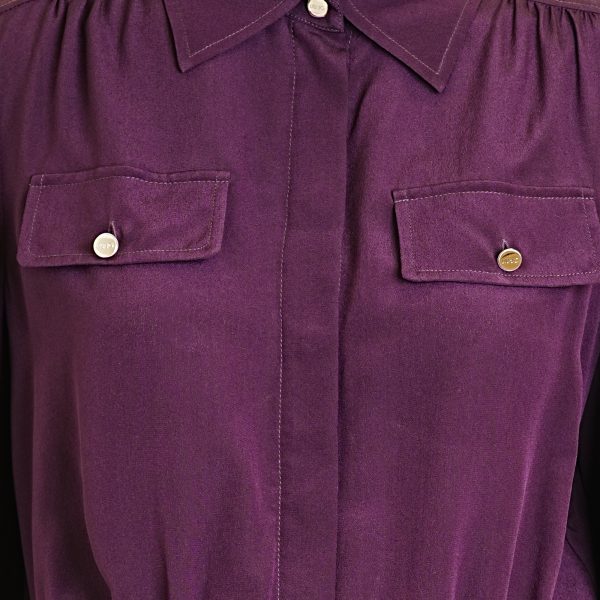 Silk Cropped blouse - Image 4