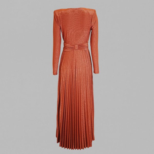 Long dress in V-neck - Image 3