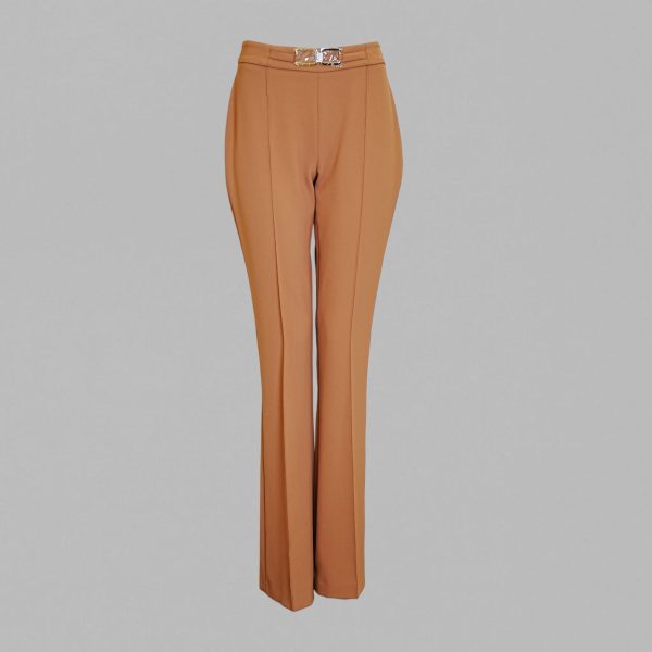 Stretch flare trousers