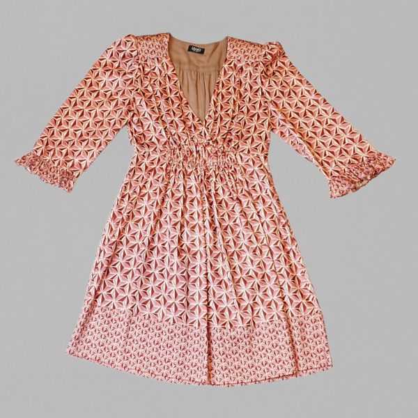 Mini dress in geometric - Image 2