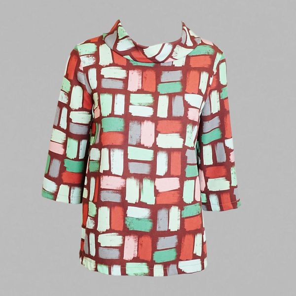 Dalia multi-colored patterned shirt