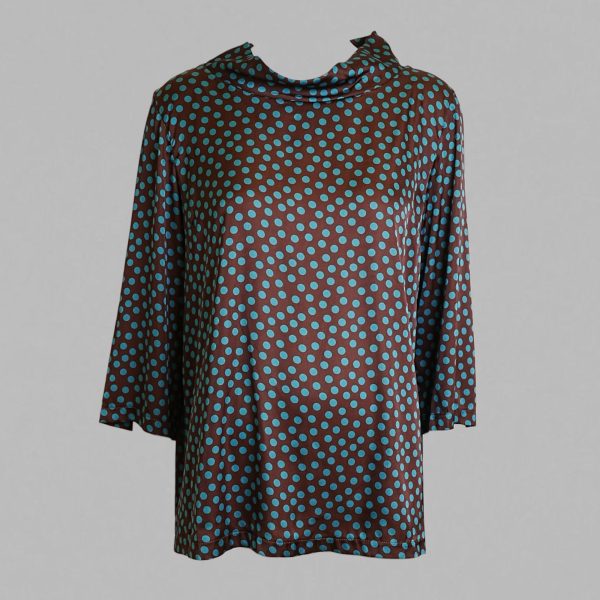 Dalia shirt in polka dots print