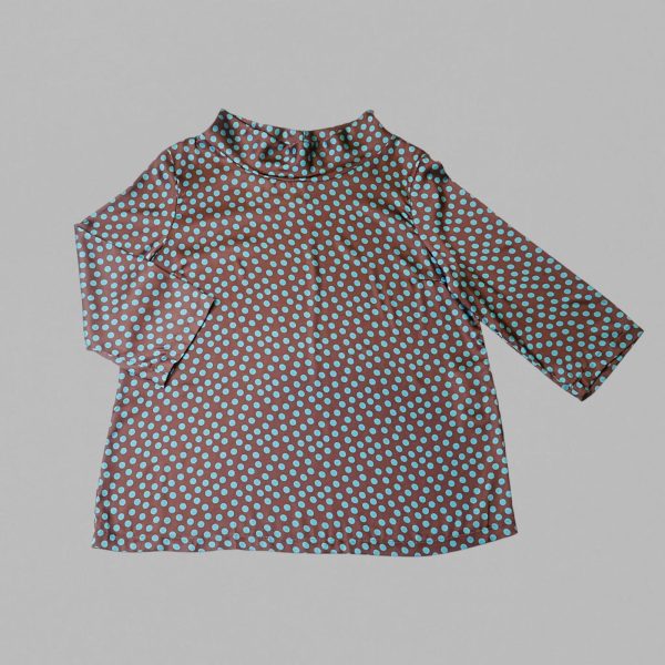Dalia shirt in polka dots print - Image 3