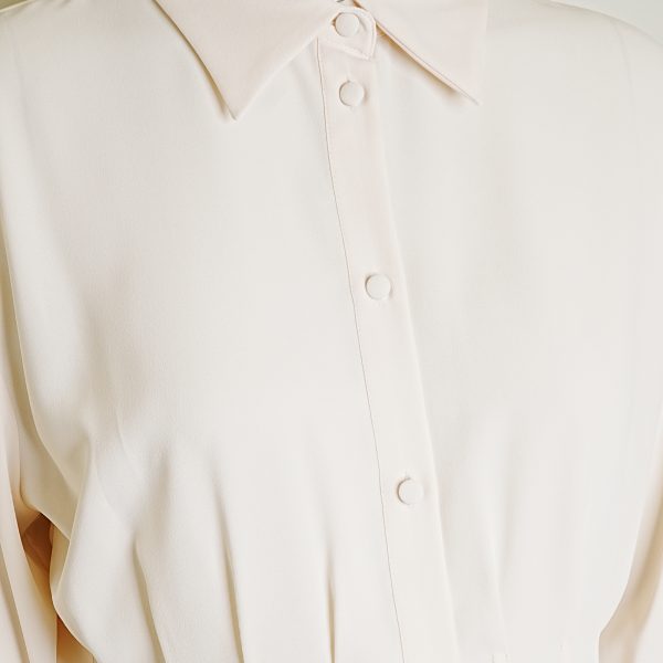 Elemetto double-faced georgette shirt - Image 3