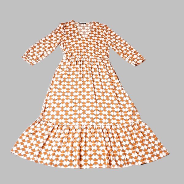 Fiero v-neck midi dress - Image 3