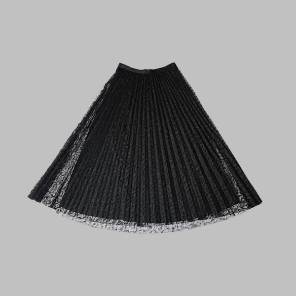 Inedia pleated lace midi skirt - Image 3