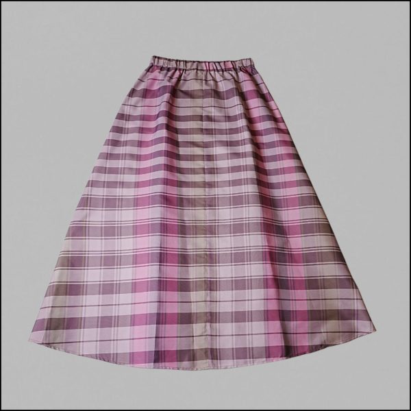 Taffeta Flared Maxi Skirt - Image 3