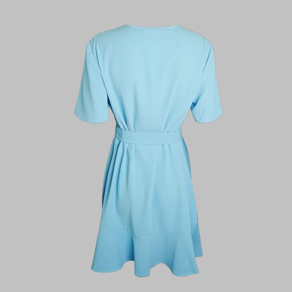 Fluid twill shift dress - Image 2
