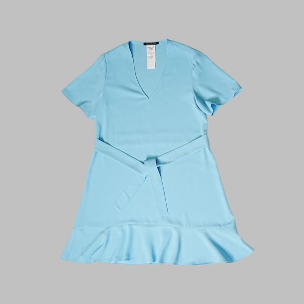 Pluto sky-blue mini dress - Image 3