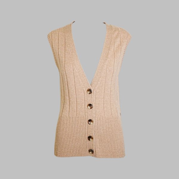 Deep V-neck Vest