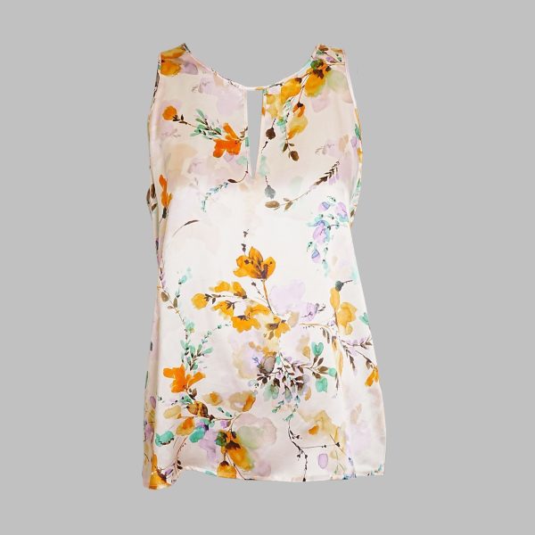 Silk satin top