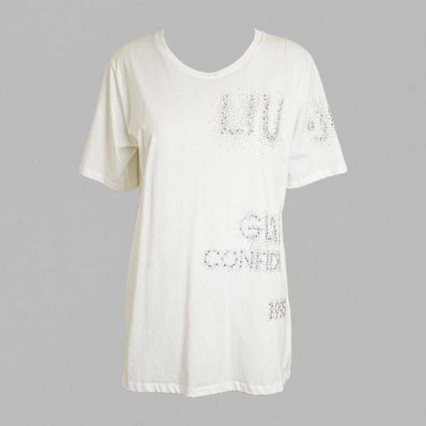 T-shirt with rhinestones