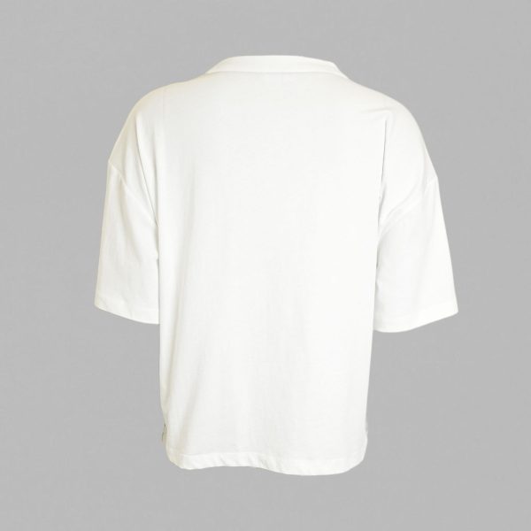 Metallic Zebra Print Crew Neck T-Shirt - Image 6