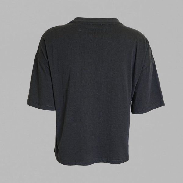 Metallic Zebra Print Crew Neck T-Shirt - Image 3