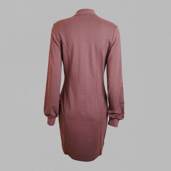 Jersey Dress with long sleeves - Image 2