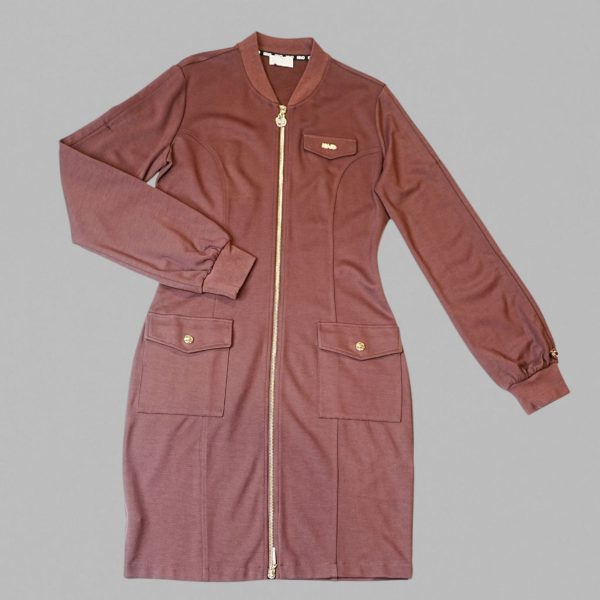 Jersey Dress with long sleeves - Image 3