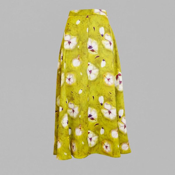 Ankle-Length Flow Skirt