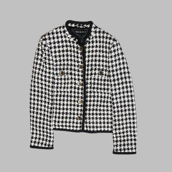 Crewneck tweed Blazer