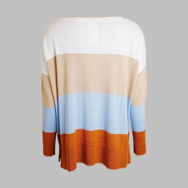 Multi color V-neck sweater - Image 2