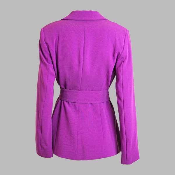 Vega slim-fit belted blazer - Image 2