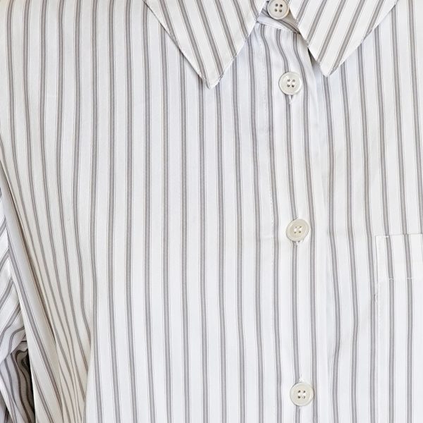 Viterbo cotton blend crop shirt - Image 3