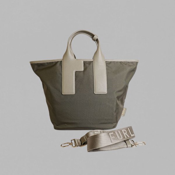 Furla Piuma Tote Bag top zip fastening - Image 13