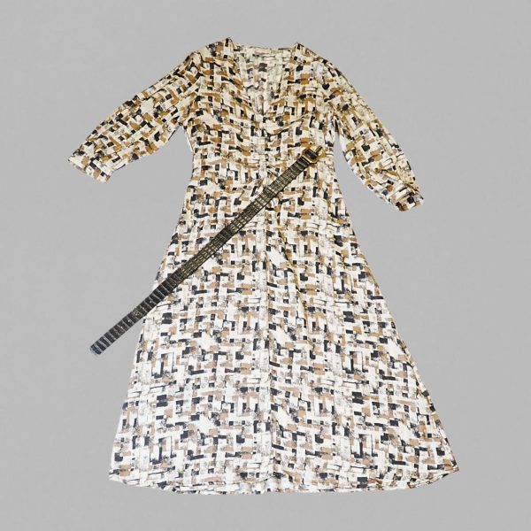 V-neckline long dress - Image 4