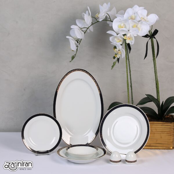 BLACK PARMIS DINNER SET ITALIA-F